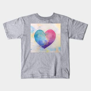 Heart Fault Line Kids T-Shirt